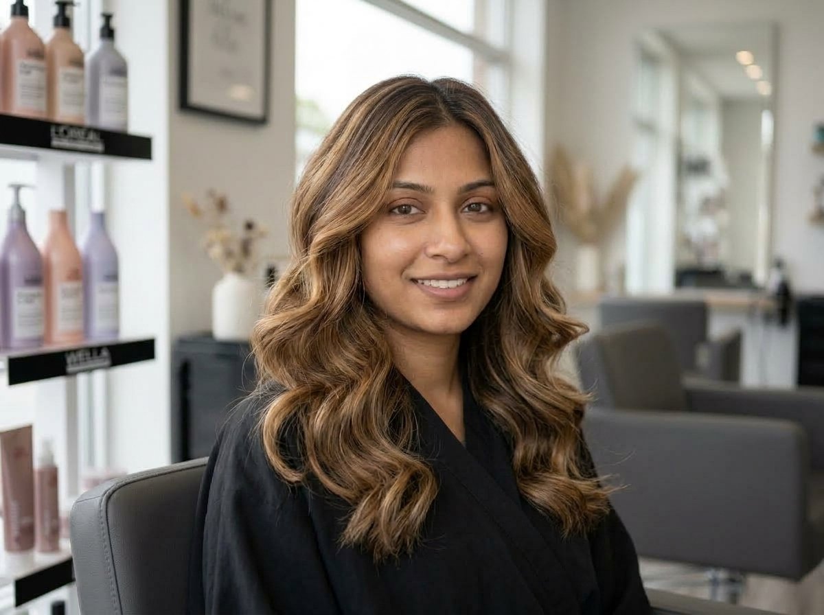 Honey Caramel Balayage & Gloss - After Result